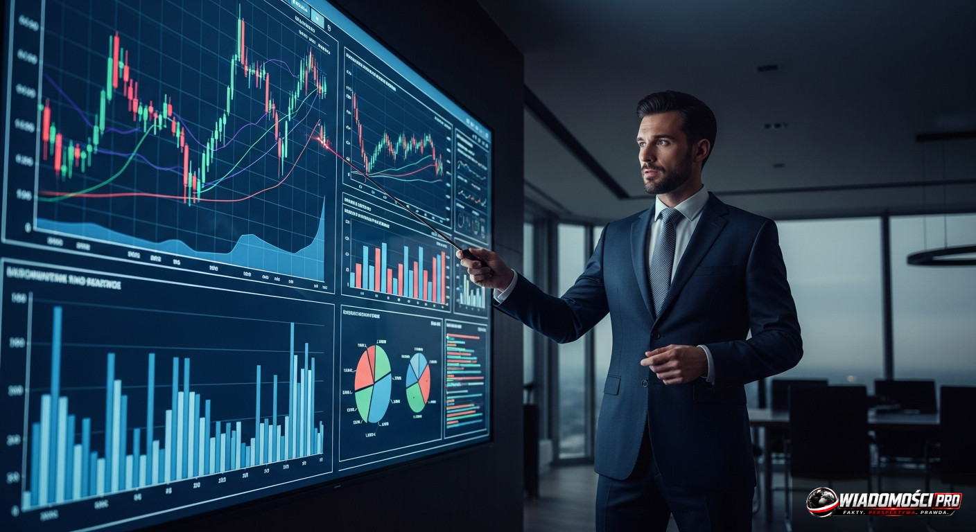 Daniel Obajtek podczas prezentacji wyników finansowych Grupy Orlen.