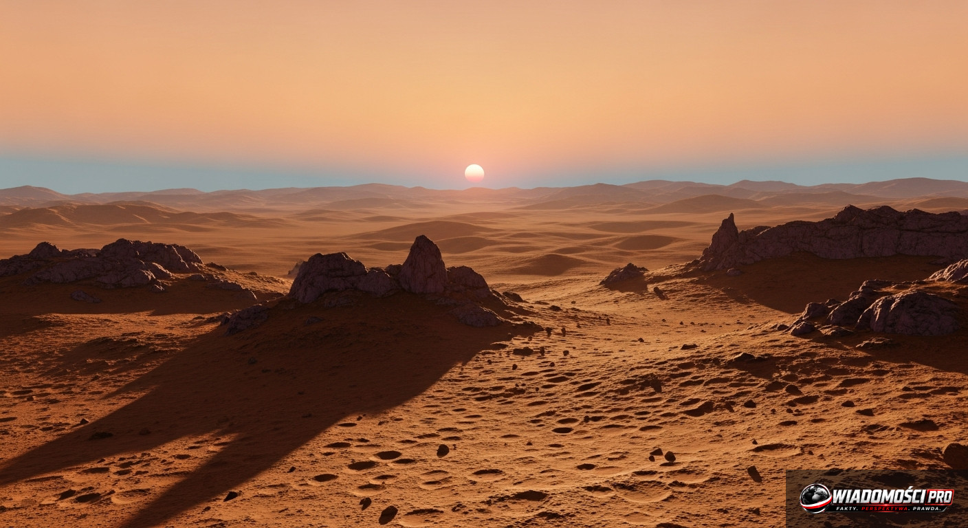 Landscape of Mars at the site where Spirit conducted research.