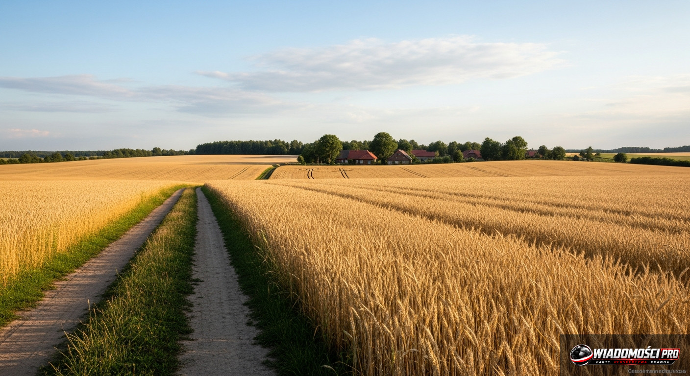 Widok na teren miejscowości Ugły, miejsce planowanych ekshumacji.