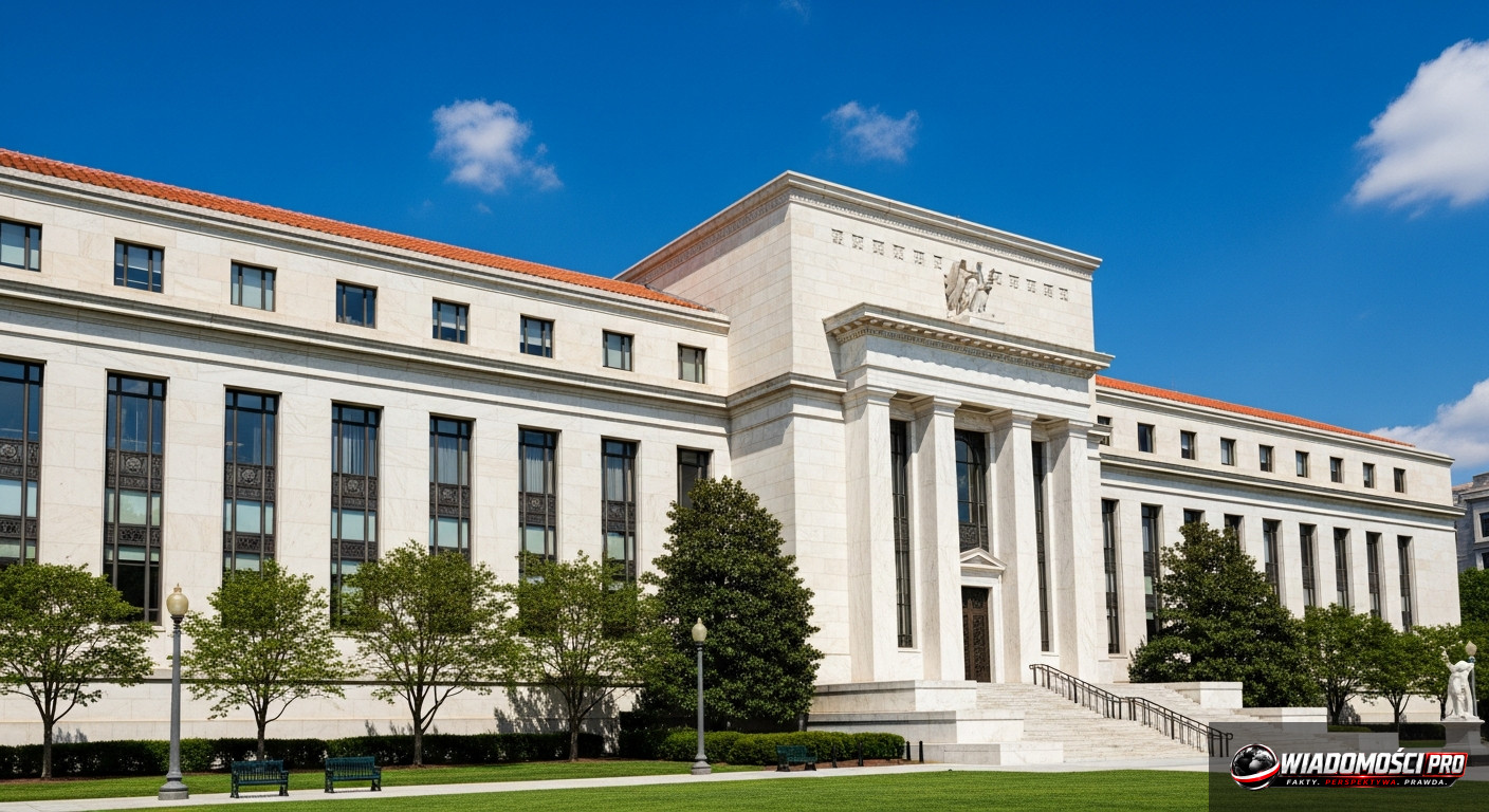 The Federal Reserve headquarters in Washington, the site of key economic decisions.