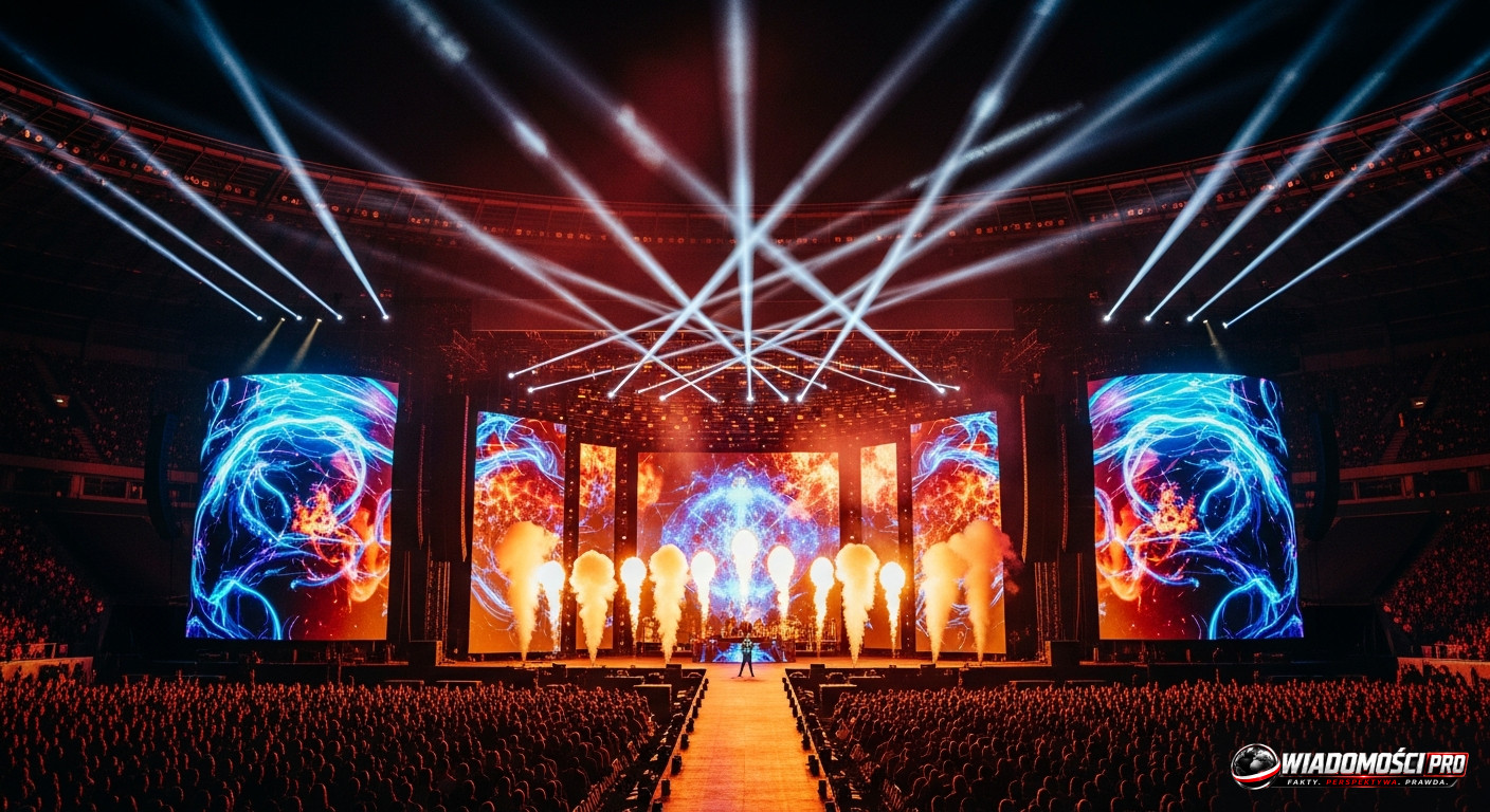 Main stage during the Obrotowy Tour 2026.