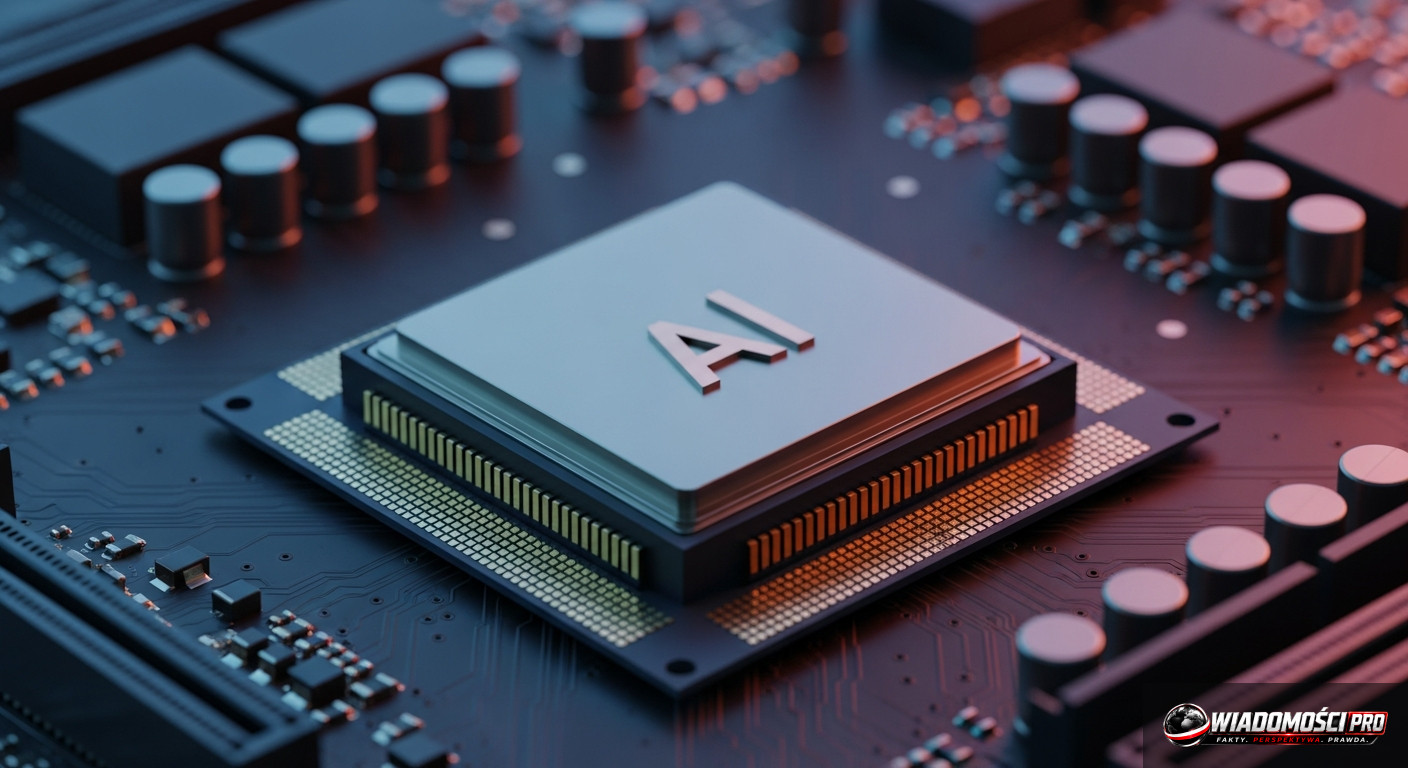 Крупний план процесора AI нового покоління в лабораторіях Microsoft.
