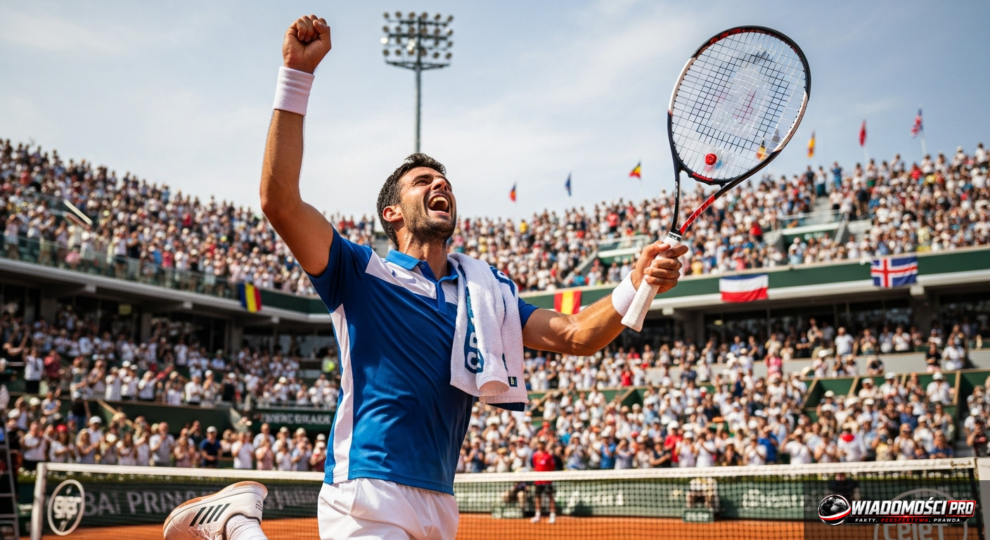Joy after the victory in the quarterfinal match.