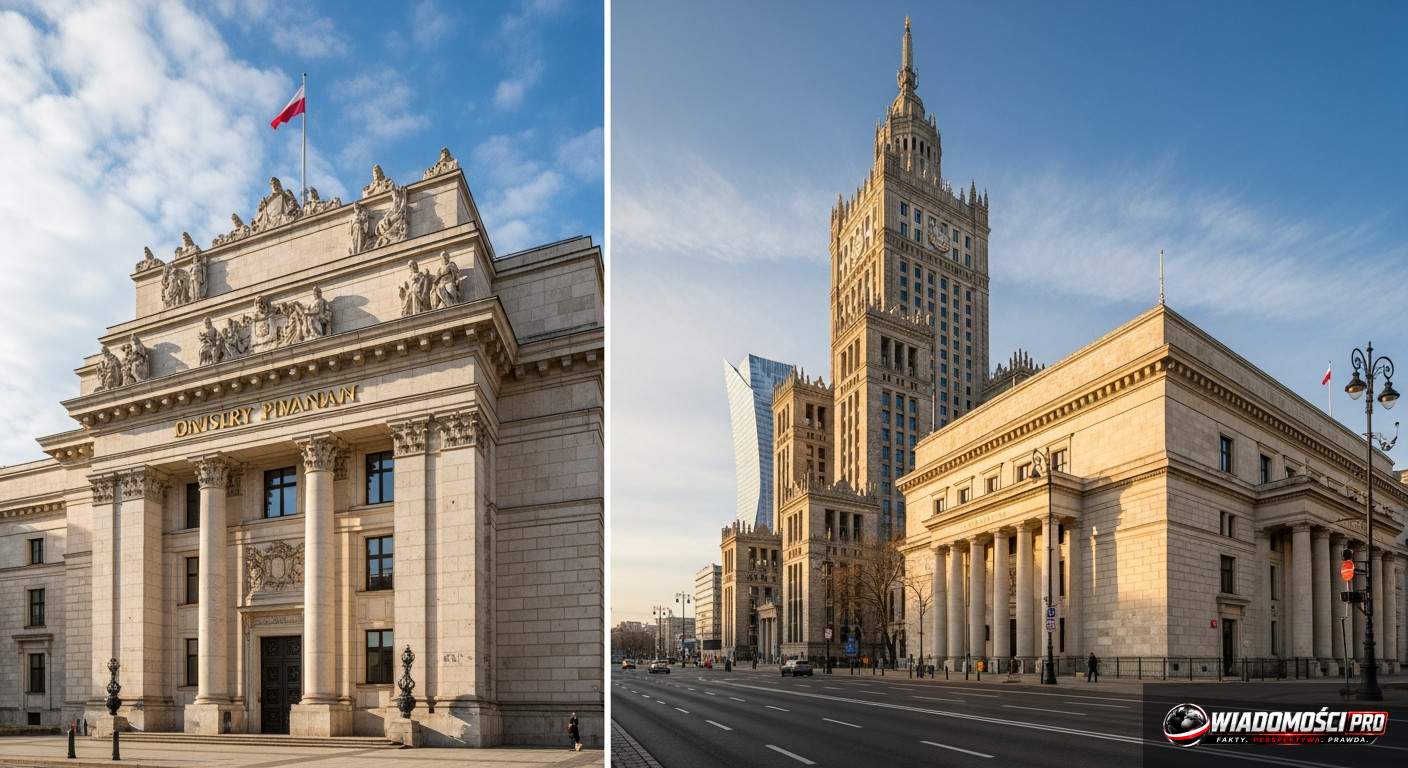Gmach Ministerstwa Finansów w Warszawie.