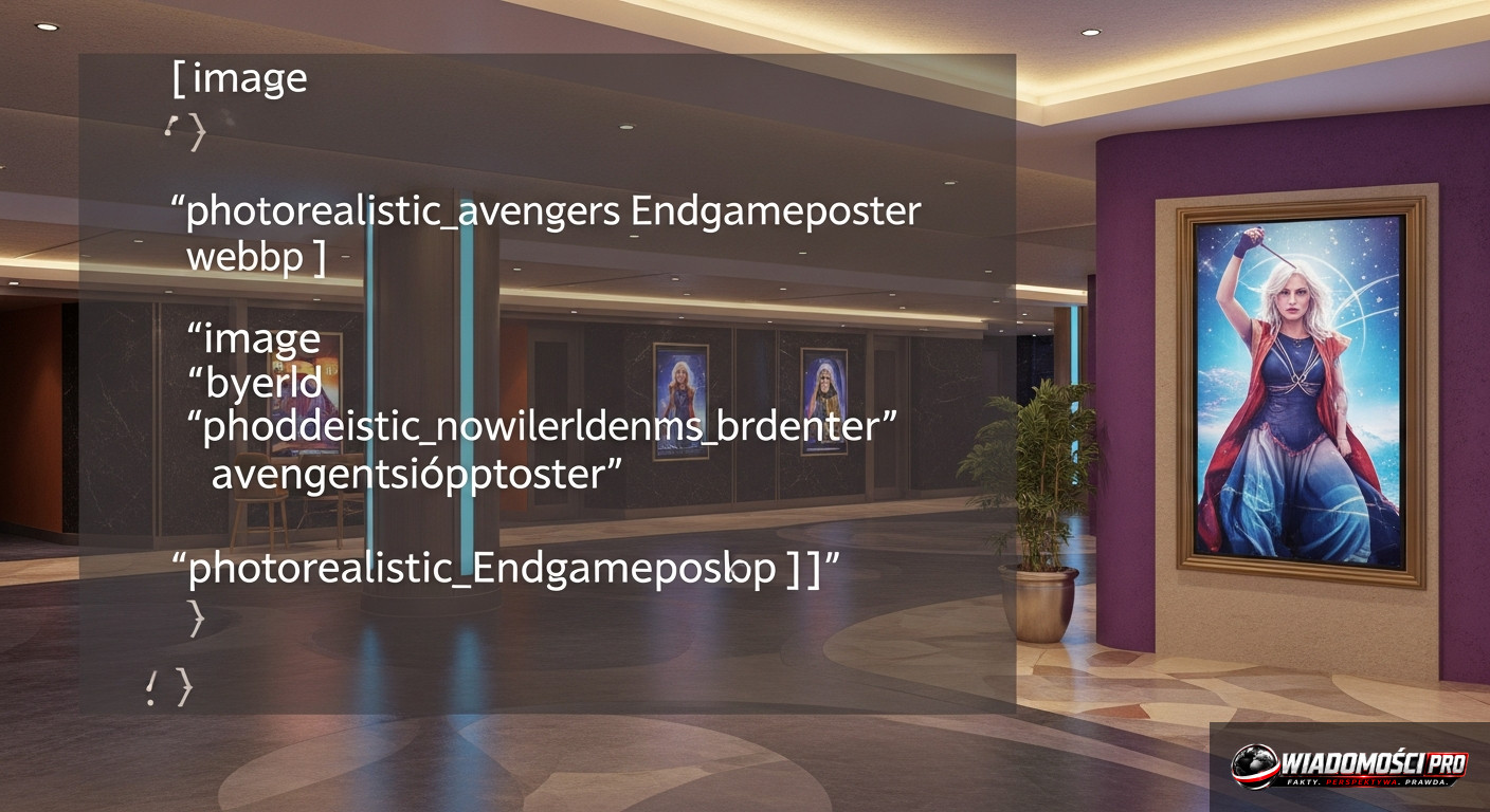 Plakat Avengers: Koniec gry w multipleksie.