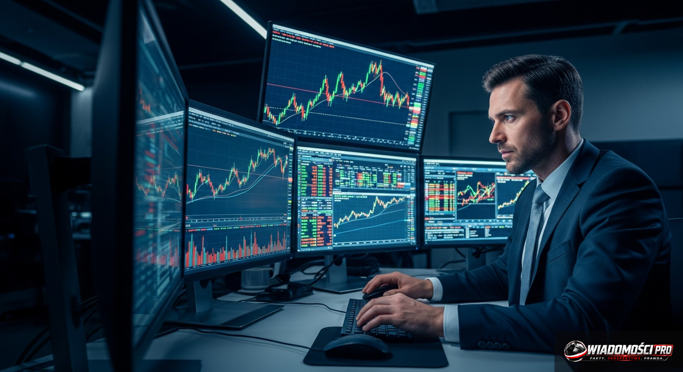 Financial analyst analyzing interest rate charts.