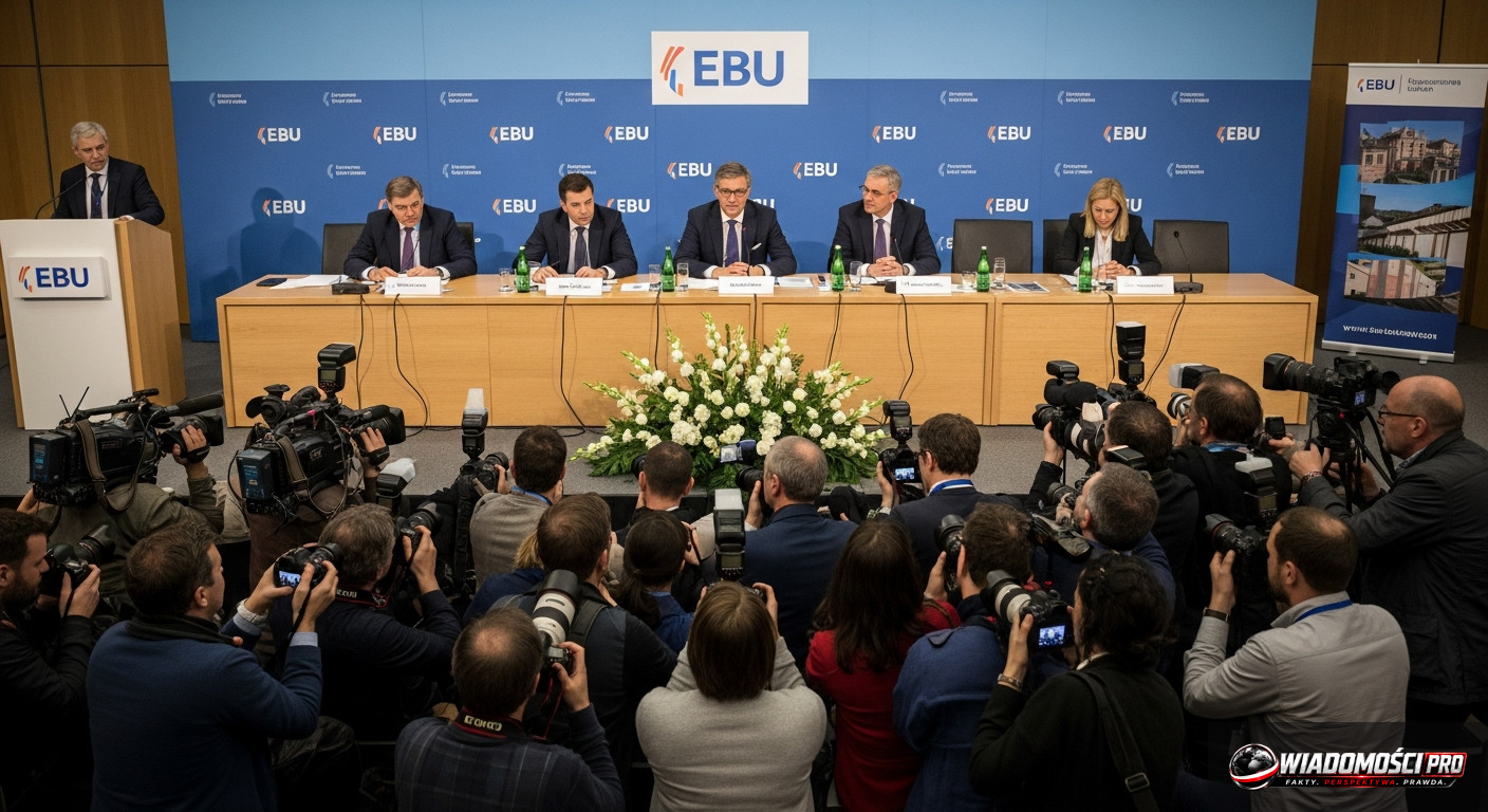 EBU press conference regarding regulatory changes.
