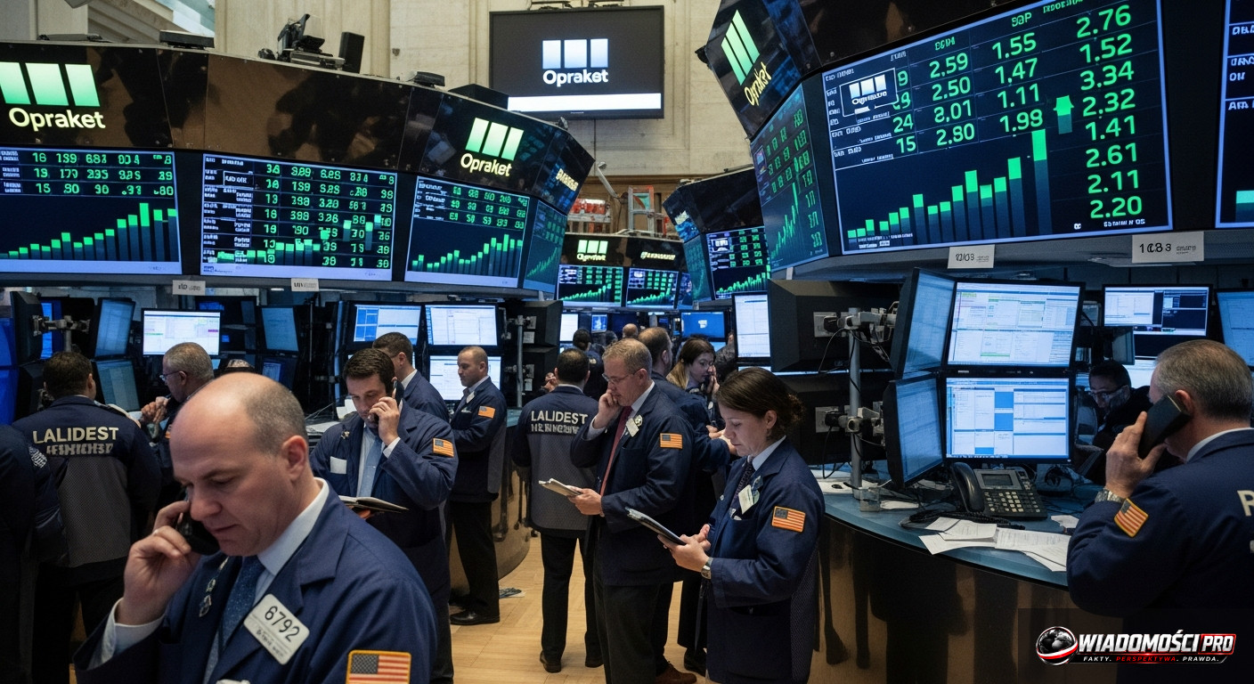 Stock market ticker board in New York just after the Fed announcement.