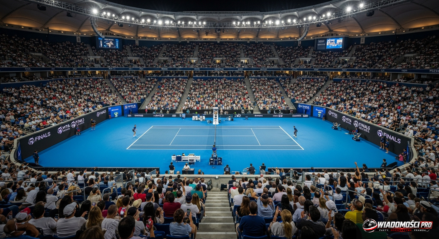 Вид на корт в Ер-Ріяді під час проведення турніру WTA Finals.